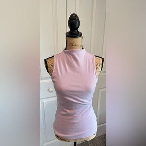 a new day Light Purple Ribbed Top